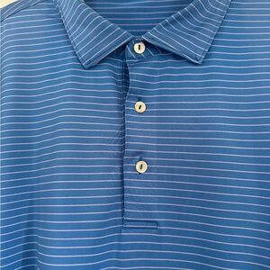 Peter Millar Blue Polo Shirt Classic Style